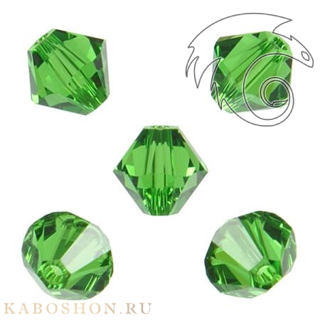 Swarovski Xilion beads 6 мм Fern Green 5328-6-291