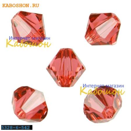 Swarovski Xilion beads 6 мм Padparadscha