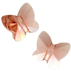 Swarovski Butterfly Bead 10 мм Blush Rose