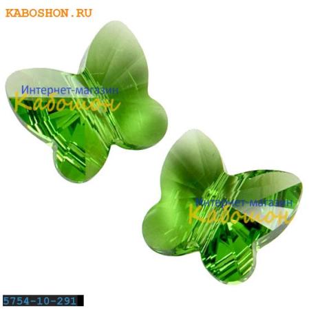 Swarovski Butterfly Bead 10 мм Fern Green