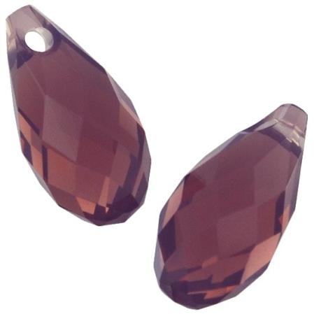 Swarovski Briolette 11х5,5 мм Cyclamen Opal