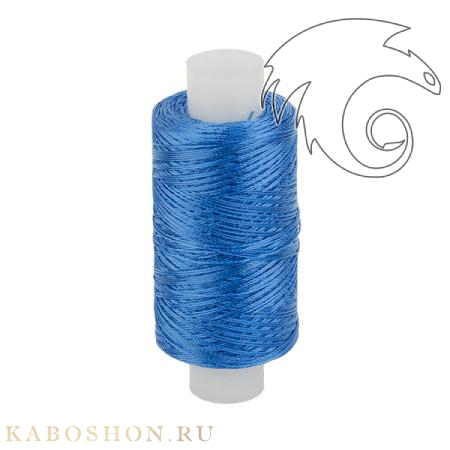 Нитки капроновые 50K синие K50-157