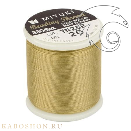 Нить Miyuki нейлоновая 50 м горчица MiThr-K4570-20