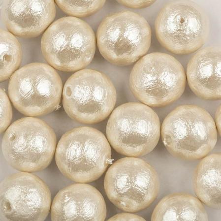 Miyuki Cotton Pearls 8 мм Off-White