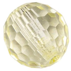 Preciosa round bead rich cut 8mm medium yellow