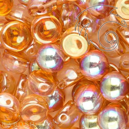Cabochon 6 мм Crystal Orange Rainbow (10 шт) Cab-6-00030-98535