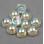 Cabochon 6 мм Crystal Green Rainbow (10 шт) Cab-6-00030-98539