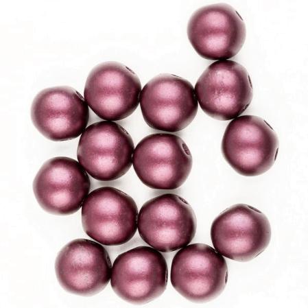 Cabochon 6 мм Alabaster Pastel Burgundy