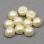 Cabochon 6 мм Alabaster Pastel Cream (10 шт) Cab-6-2010-25039