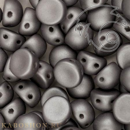 Cabochon 6 мм Alabaster Metallic Steel (10 шт) Cab-6-2010-29403