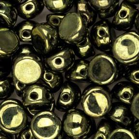 Cabochon 6 мм Jet Red Luster (10 шт)