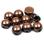 Cabochon 6 мм Jet Capri Gold Full (10 шт) Cab-6-23980-27100