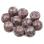 Cabochon 6 мм Chalk White Teracota Purple (10 шт) Cab-6-3000-15496