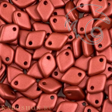 Dragon Scale Bead 1,5х5 мм Alabaster Metallic Red DSB-2010-29408