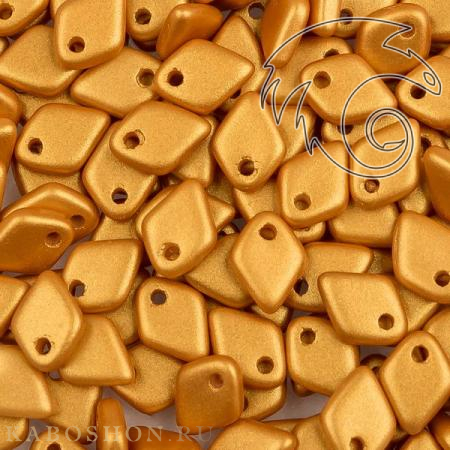 Dragon Scale Bead 1,5х5 мм Alabaster Metallic Gold DSB-2010-29421