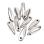 Glass Dagger 3х11 мм Crystal Labrador Full (10 шт) Dag11-00030-27000