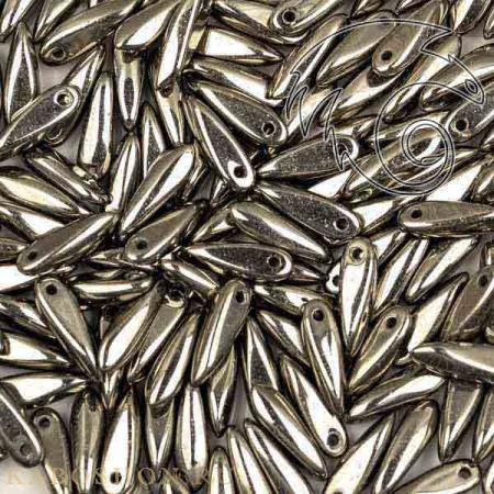 Glass Dagger 3х11 мм Crystal Full Chrome (10 шт) Dag11-00030-27400