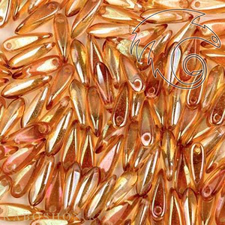 Glass Dagger 3х11 мм Crystal Apricot Medium (10 шт) Dag11-00030-29121