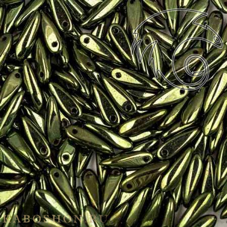 Glass Dagger 3х11 мм Jet Red Luster (10 шт) Dag11-23980-14495