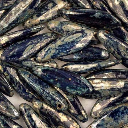 Glass Dagger 5x16 мм Night Sky Picasso (10 шт)