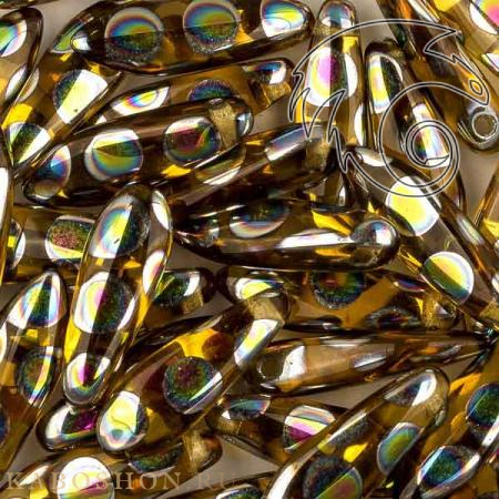 Glass Dagger 5x16 мм Topaz Vitrail Dots (10 шт) Dag16-10060-2810A