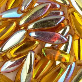 Glass Dagger 5x16 мм Topaz AB (10 шт)