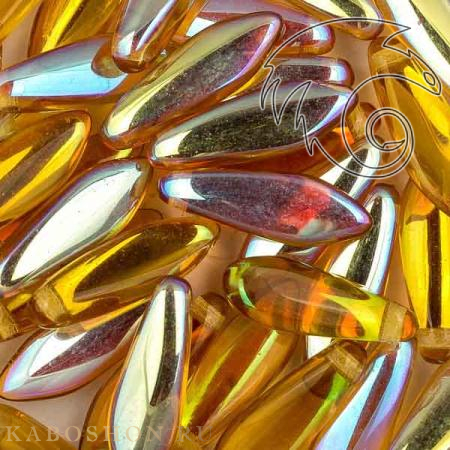 Glass Dagger 5x16 мм Topaz AB (10 шт) Dag16-10060-28701