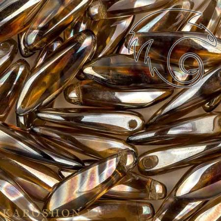 Glass Dagger 5x16 мм Smoke Topaz Celsian Stripes (10 шт) Dag16-10230-2250V