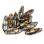 Glass Dagger 5x16 мм Smoke Topaz Vitrail Dots (10 шт) Dag16-10230-2810A