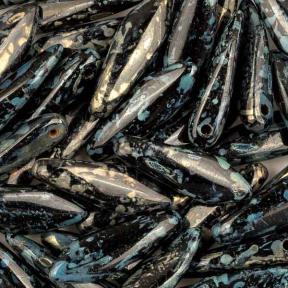 Glass Dagger 5х16 мм Jet Picasso (10 шт)