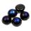 Dome Bead 10х6 мм Jet Azuro (5 шт) Dome10-23980-22201
