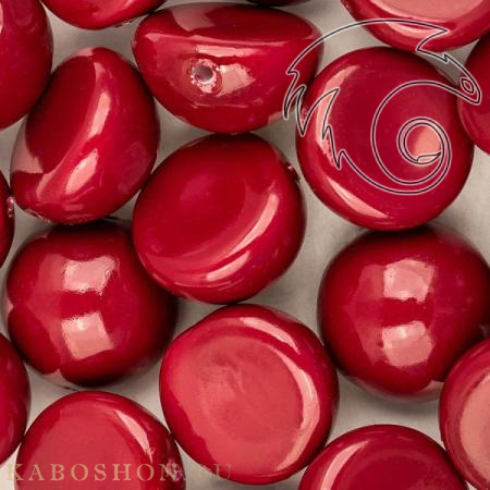 Dome Bead 10х6 мм Cranberry Dome10-48265