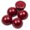 Dome Bead 10х6 мм Cranberry Dome10-48265