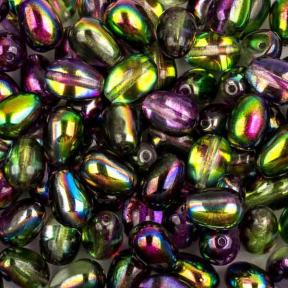 Glass drops 11х8 мм Crystal Magic Orchid