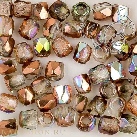 Fire polished 2 мм Crystal Copper Rainbow FP-2-00030-98533