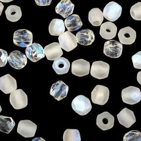 Fire polished 3 мм Crystal Etched AB Full