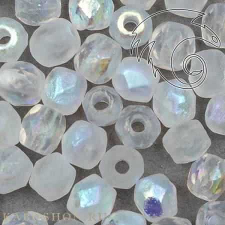 Fire polished 3 мм Crystal Etched AB Full FP-3-00030-28783
