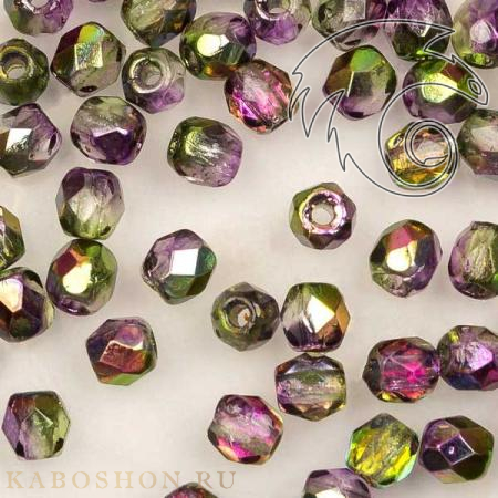 Fire polished 3 мм Crystal Magic Orchid FP-3-00030-95000