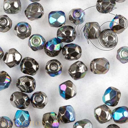 Fire polished 3 мм Crystal Glittery Graphite FP-3-00030-98555