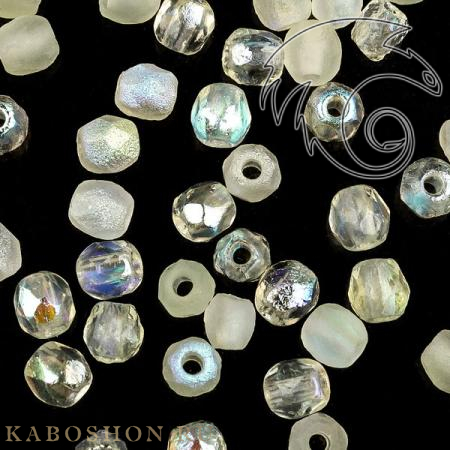 Fire polished 3 мм Crystal Etched Green Rainbow FP-3-00030-98589