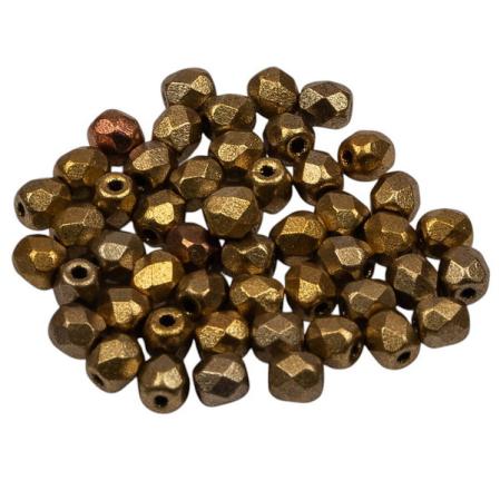 Fire polished 3 мм Metallic Mix