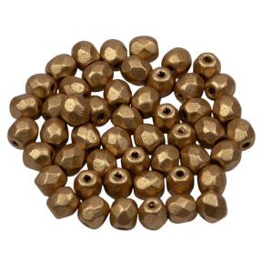 Fire polished 3 мм Aztec Gold