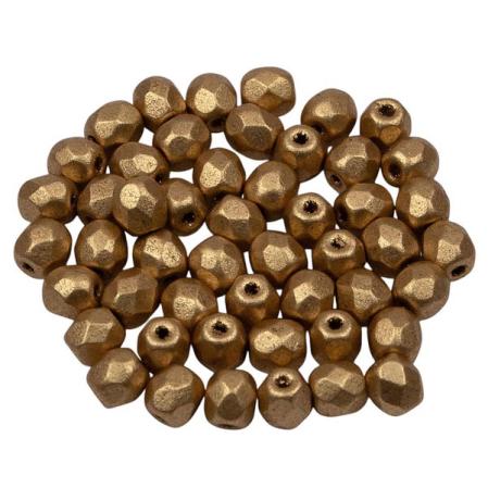 Fire polished 3 мм Aztec Gold
