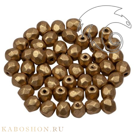 Fire polished 3 мм Aztec Gold FP-3-01710