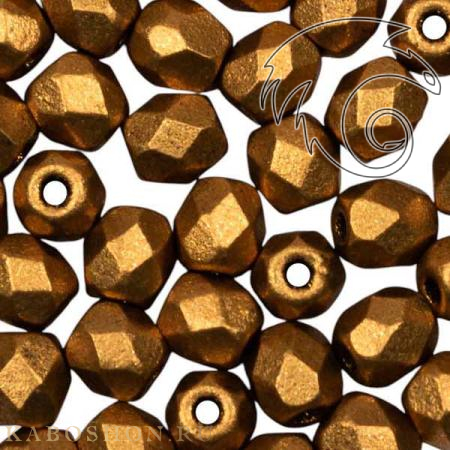 Fire polished 3 мм Brass Gold FP-3-01740