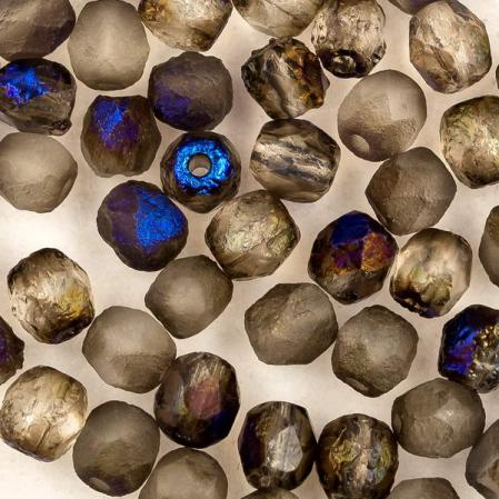 Fire polished 4 мм Crystal Etched Azuro Full