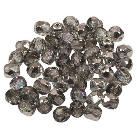 Fire polished 4 mm Crystal Vitrail Light