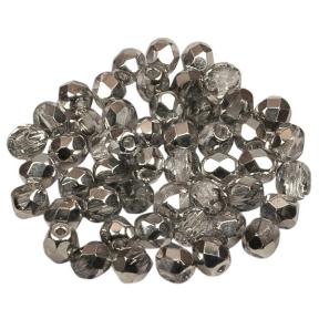 Fire polished 4 мм Crystal Labrador