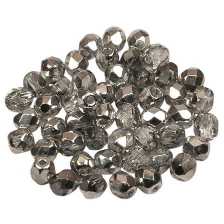 Fire polished 4 мм Crystal Labrador