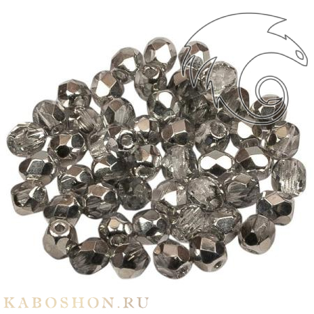 Fire polished 4 мм Crystal Labrador FP-4-00030-27001